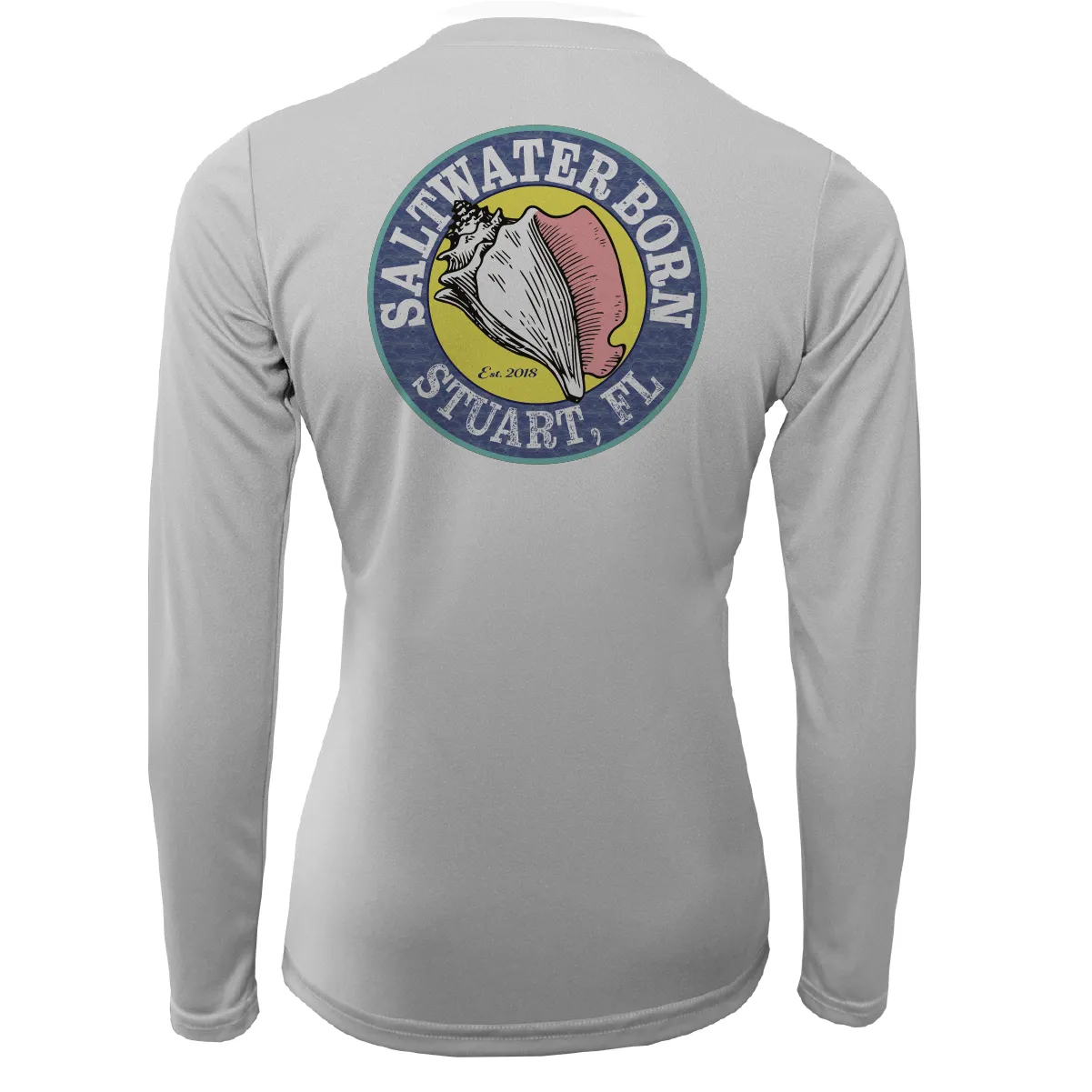 Lat/Long Stuart Florida Girl Long Sleeve UPF 50  Dry-Fit Shirt