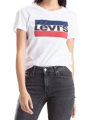 Levi's The Perfect Tee Sportswear Logo White GR Women's 173690297