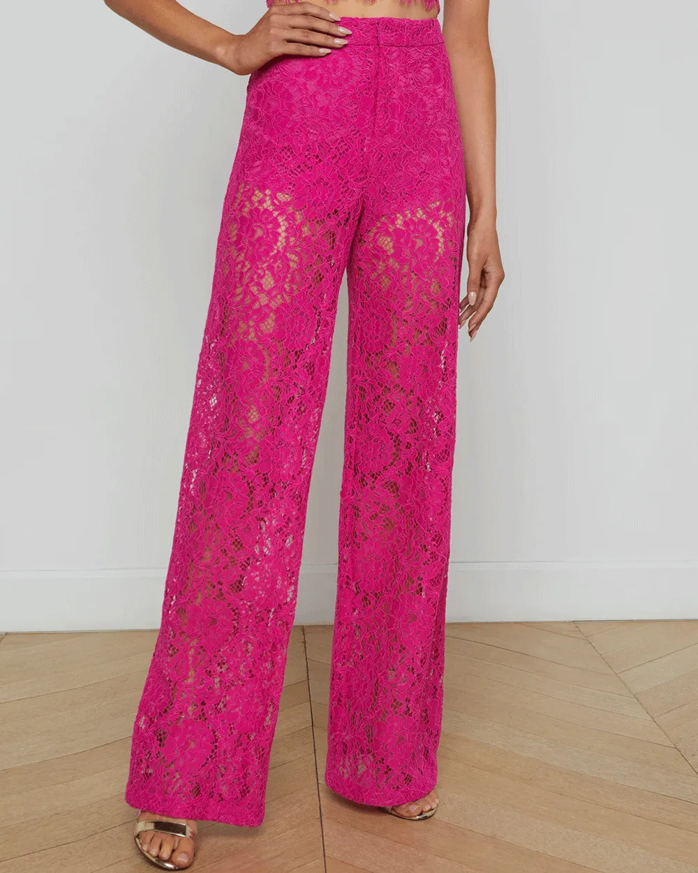 Light Ruby Livvy Straight Leg Trouser