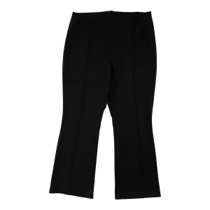lily morgan Women's Plus Solid Front Seam Boot Cut Pants