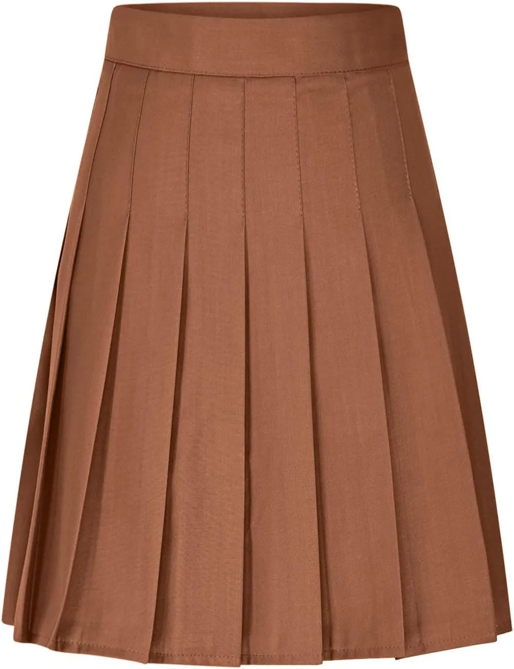 Lmdudan 2025 Women Pleated Mini Skirt High Waist Tennis School Uniform Skirts Trendy Solid Athletic Golf Skorts with Shorts