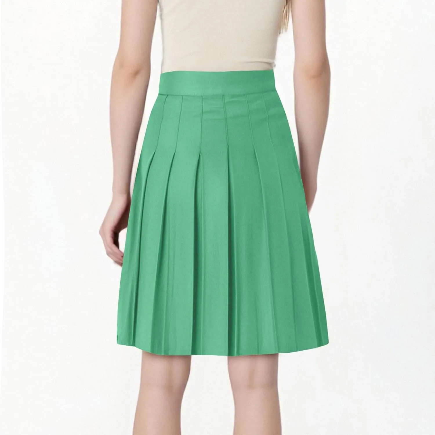 Lmdudan Plus Size Pleated Mini Skirt for Women High Waist Tennis School Uniform Skirts Athletic Golf Skorts with Shorts
