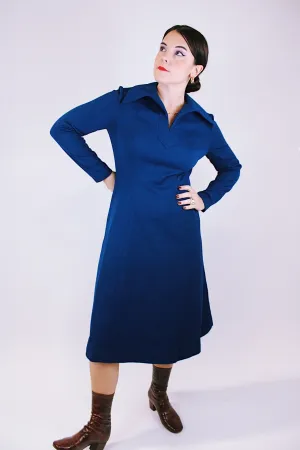 Long Sleeve A-line Dress