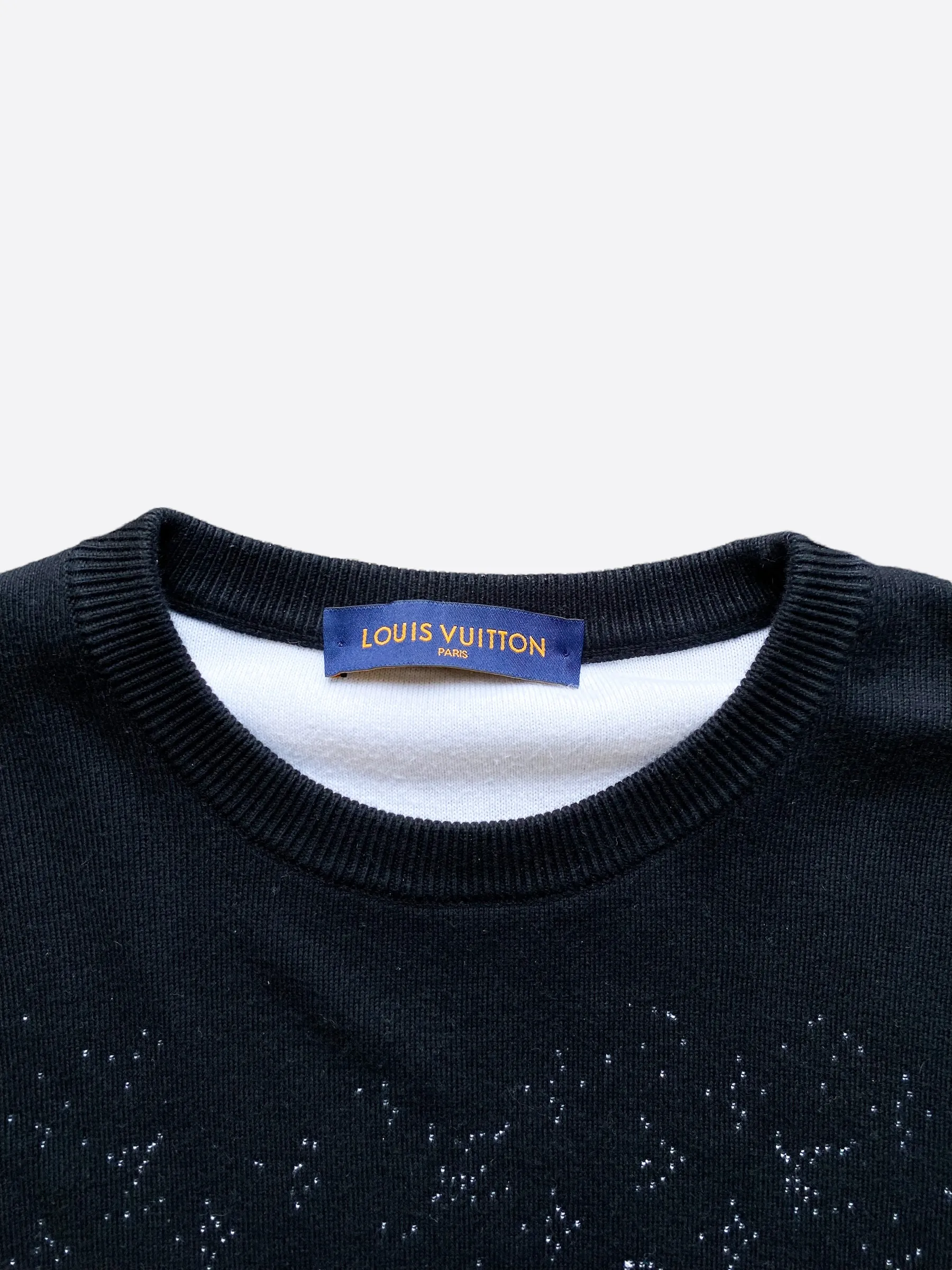 Louis Vuitton Black Monogram Gradient Sweater