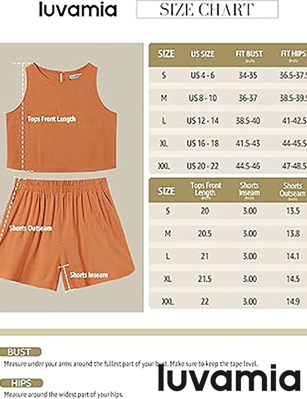 LUVAMIA Women's Sleeveless Casual 2 Piece Blazer Vest Suits
