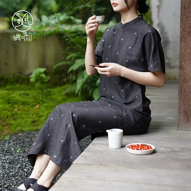 Mana Women Silk Elegance Xiangyun Qipao Dress