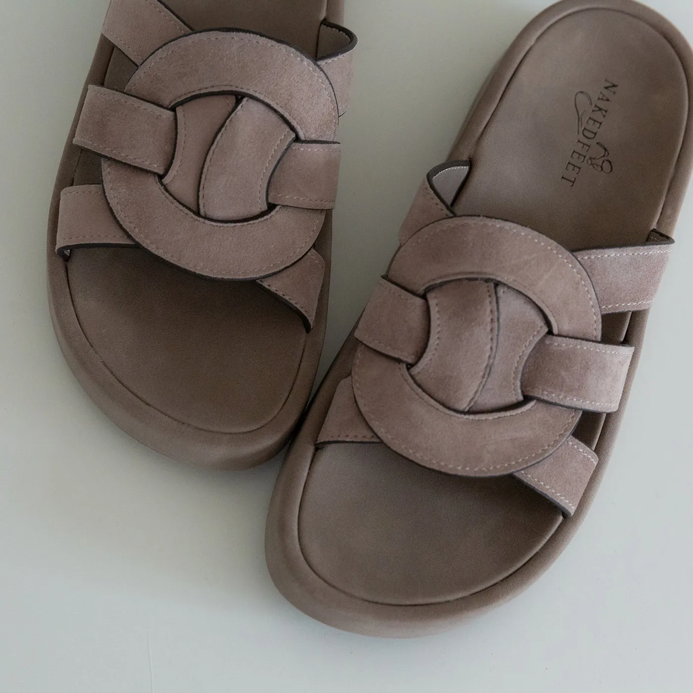 MARKET in GREIGE Platform Sandals