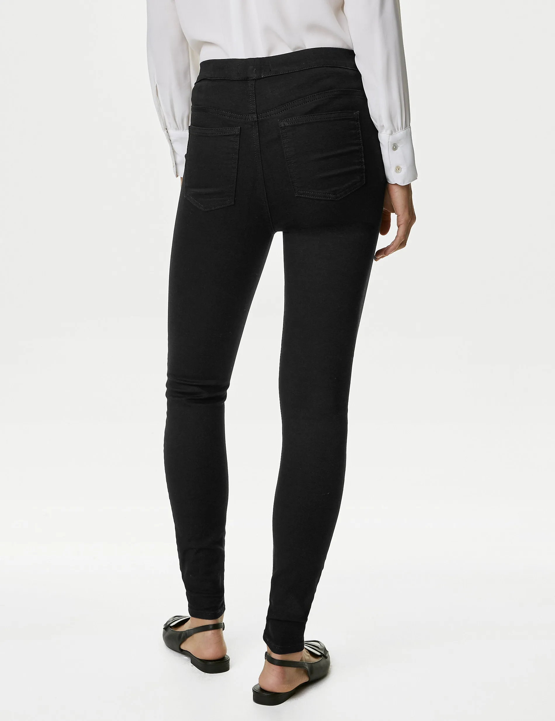 Marks & Spencer High Waist Jeggings, Black