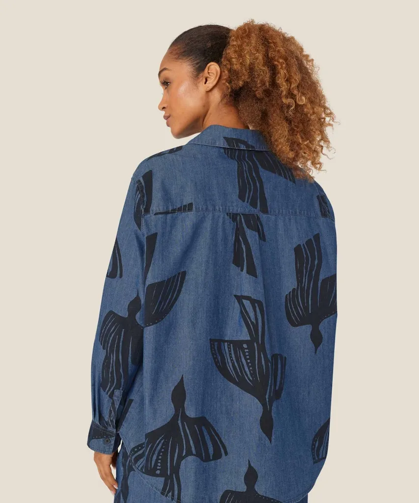 Masai Ireba Dark Denim Shirt