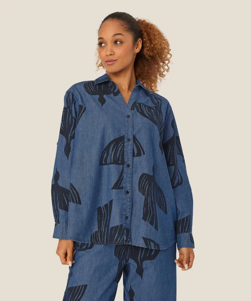 Masai Ireba Dark Denim Shirt