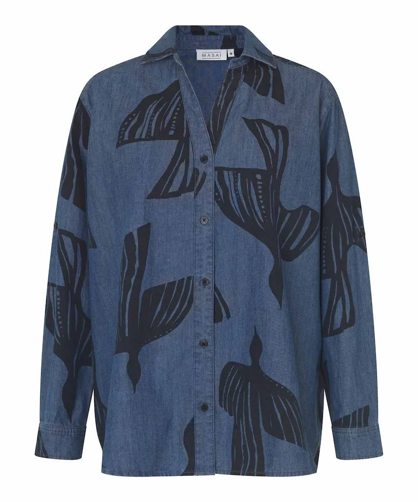 Masai Ireba Dark Denim Shirt