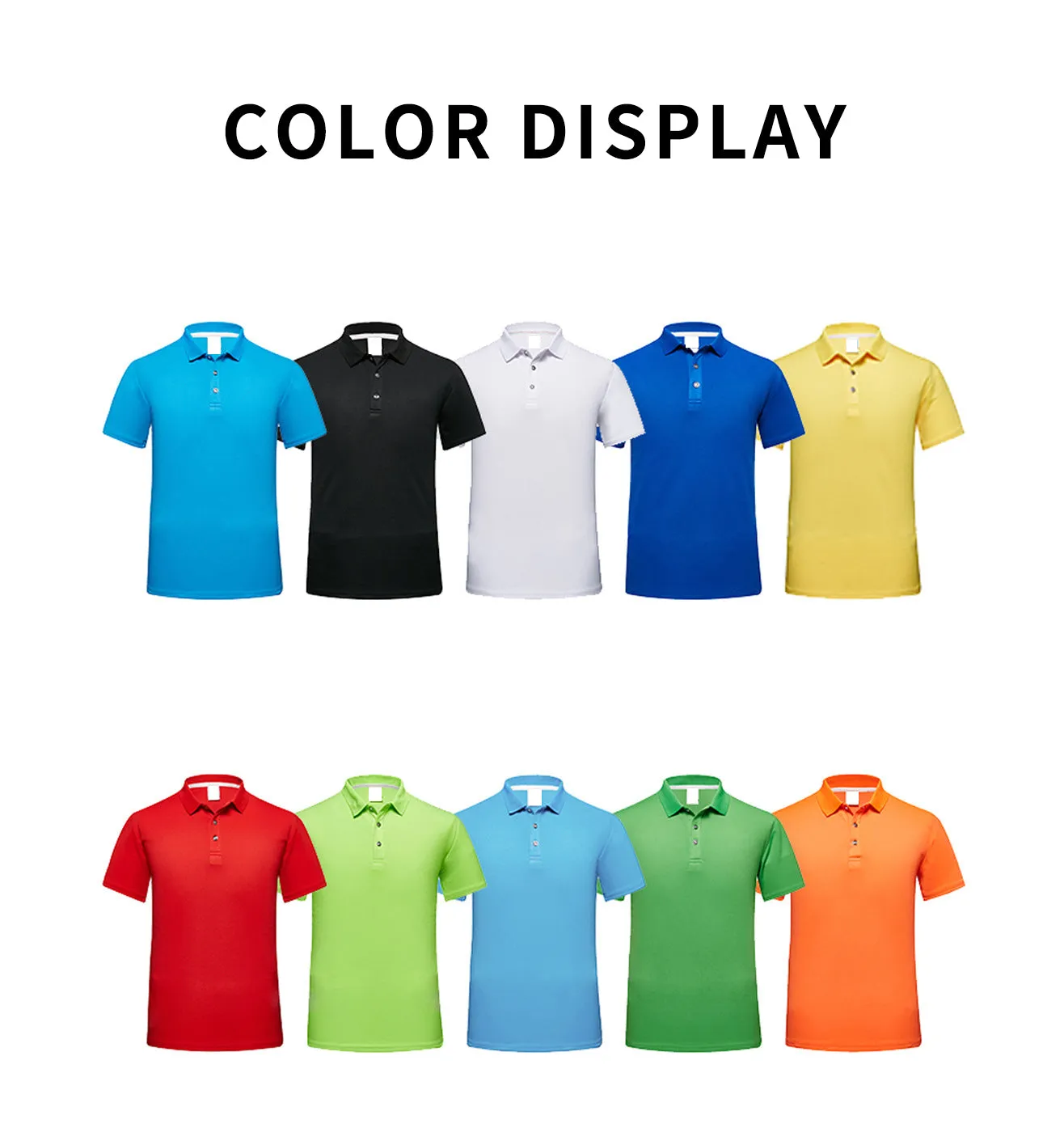Men's Custom Embroided Summer Polo Shirt