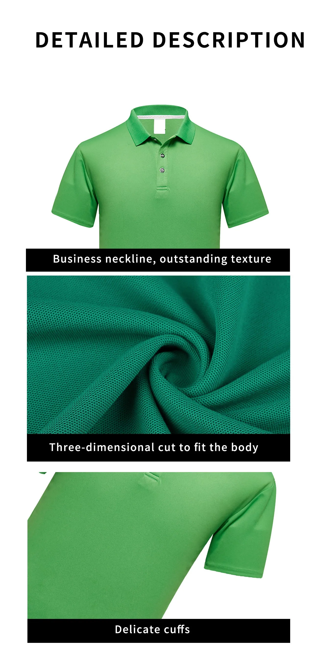 Men's Custom Embroided Summer Polo Shirt