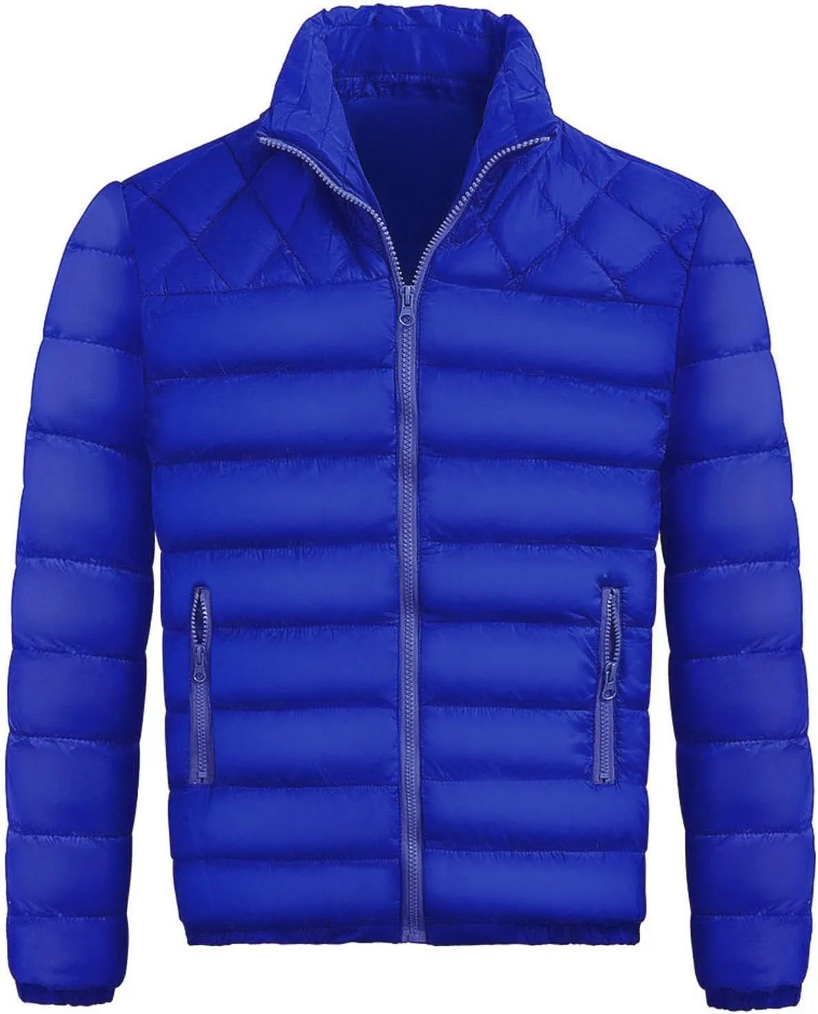 Men'S Down Jackets & Coats Zip Up With Hood Heated Plain Winter Jackets Thick Thermal Windproof Outwear