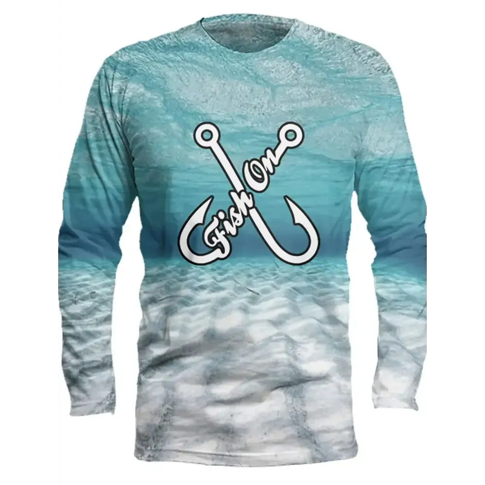 Men's Outdoor Long Sleeve UV Breathable Quick Dry Shirt