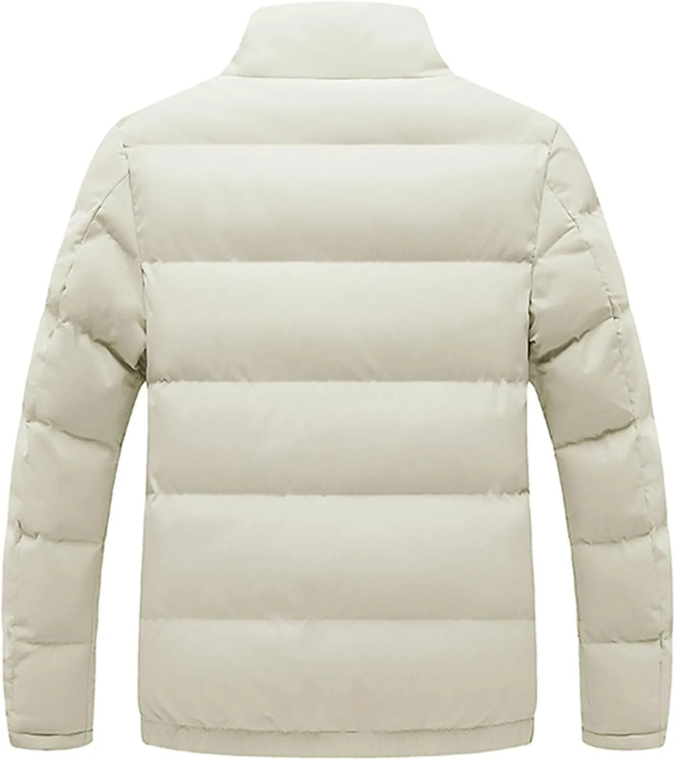 Mens Packable Down Puffer Jacket Warm Ultra Loft Lightweight Coat Full Zip Up Quilted Thicken Windproof Winter Jackets