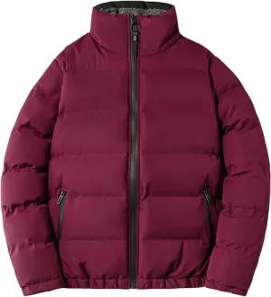 Mens Packable Down Puffer Jacket Warm Ultra Loft Lightweight Coat Full Zip Up Quilted Thicken Windproof Winter Jackets
