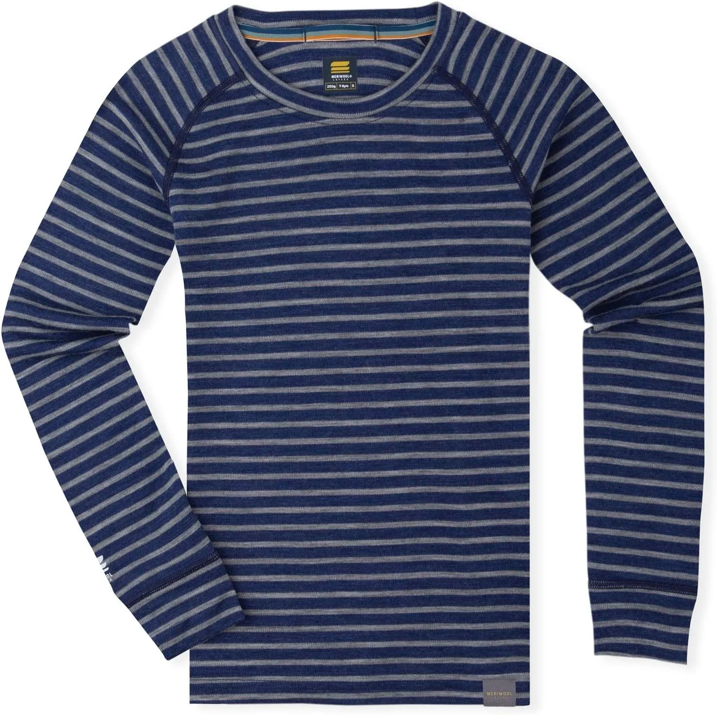 MERIWOOL Kids Unisex Long Sleeve Shirt Thermal Midweight Merino Wool Base Layer