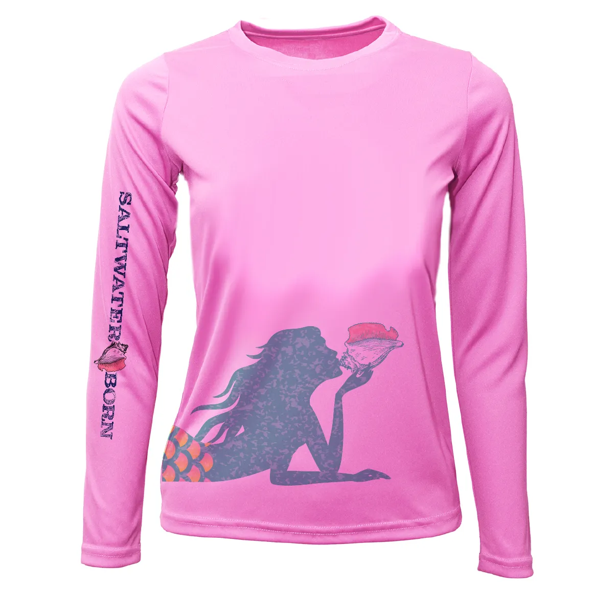 Mermaid Wrap Long Sleeve UPF 50  Dry-Fit Shirt