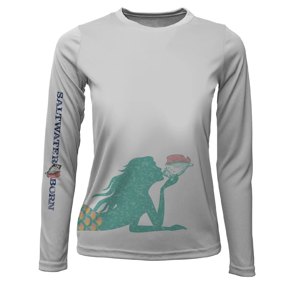 Mermaid Wrap Long Sleeve UPF 50  Dry-Fit Shirt