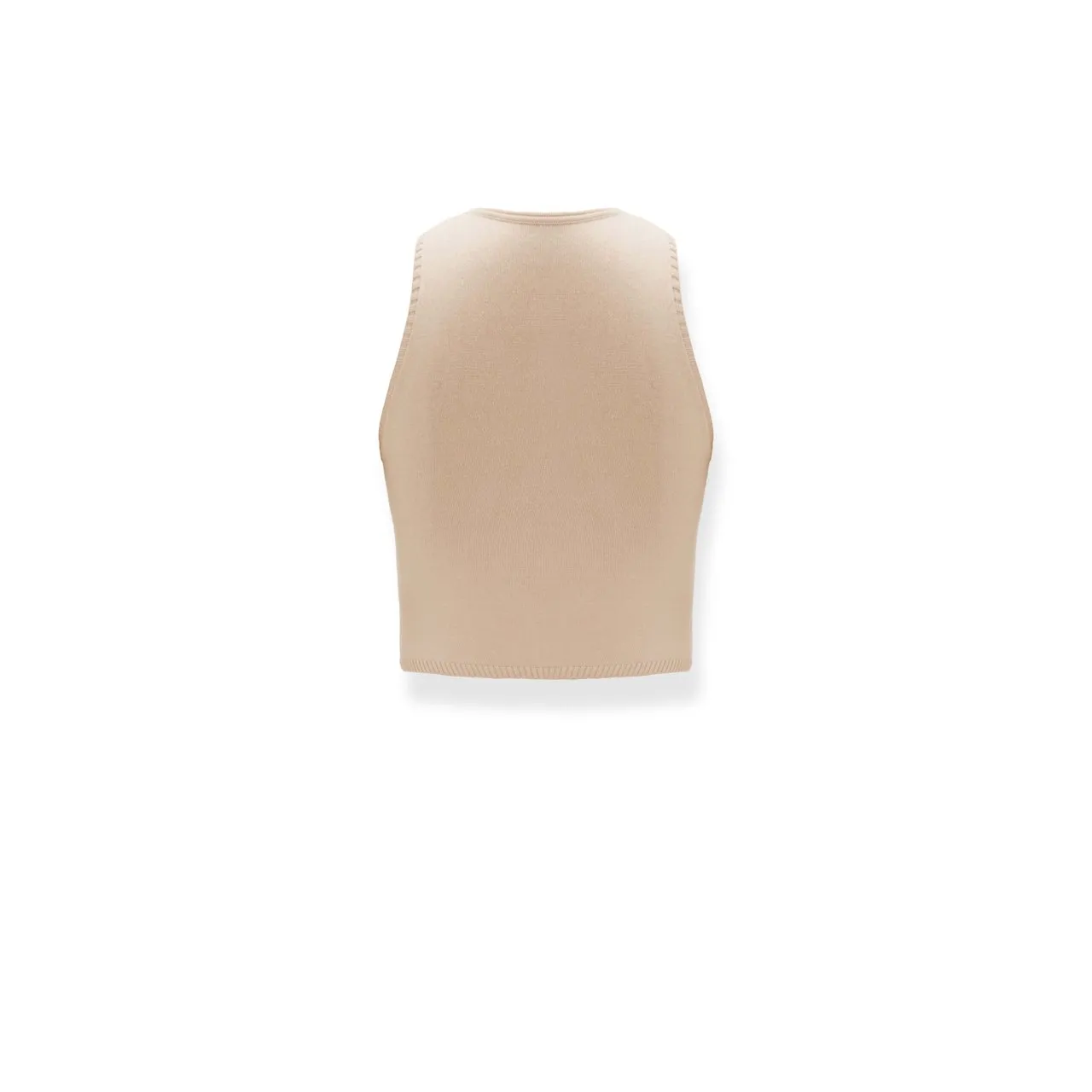 Metaphorical Cutout Velvet Vest Camisole Coffee