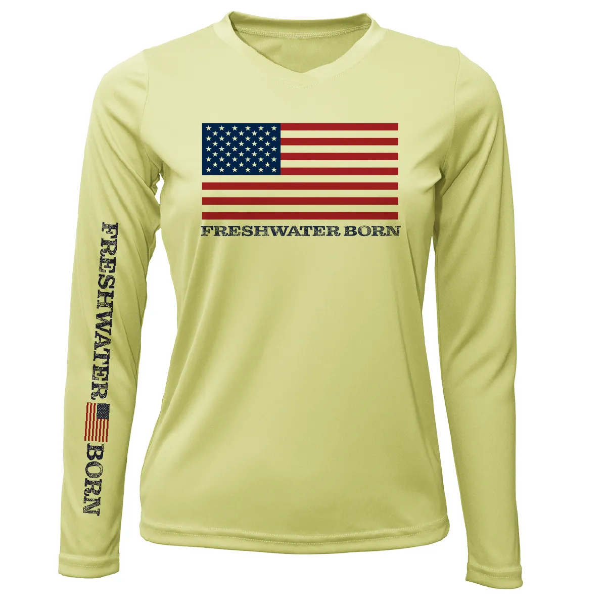 Michigan USA Freshwater Born Women's Long Sleeve UPF 50  Dry-Fit Shirt