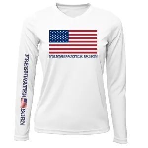 Michigan USA Freshwater Born Women's Long Sleeve UPF 50  Dry-Fit Shirt