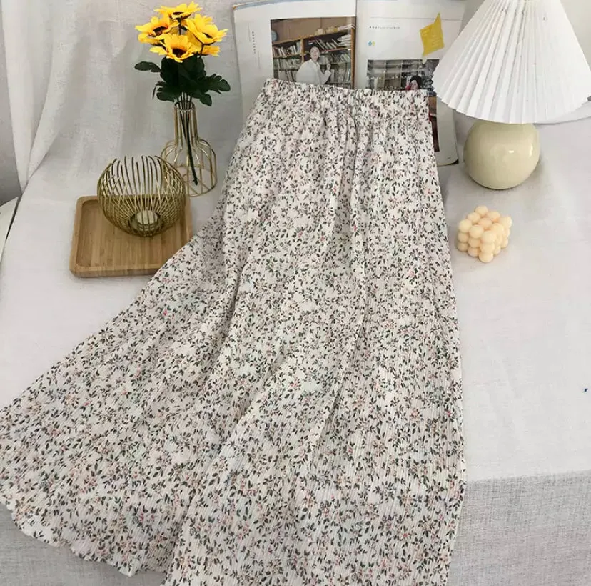 Midi Floral Skirt