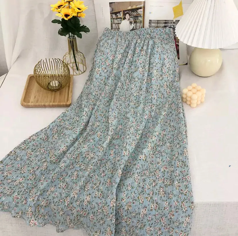 Midi Floral Skirt