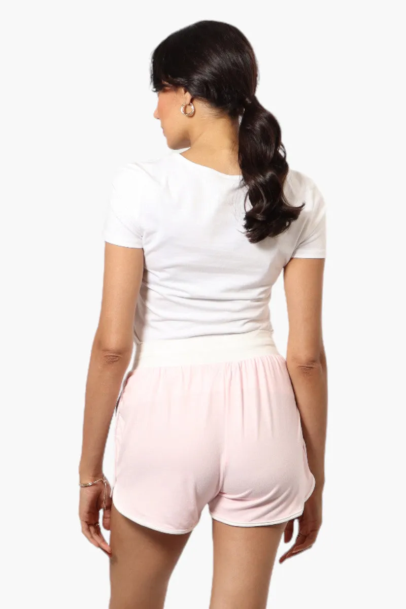 Mikk Basic Solid Dolphin Shorts - Blush