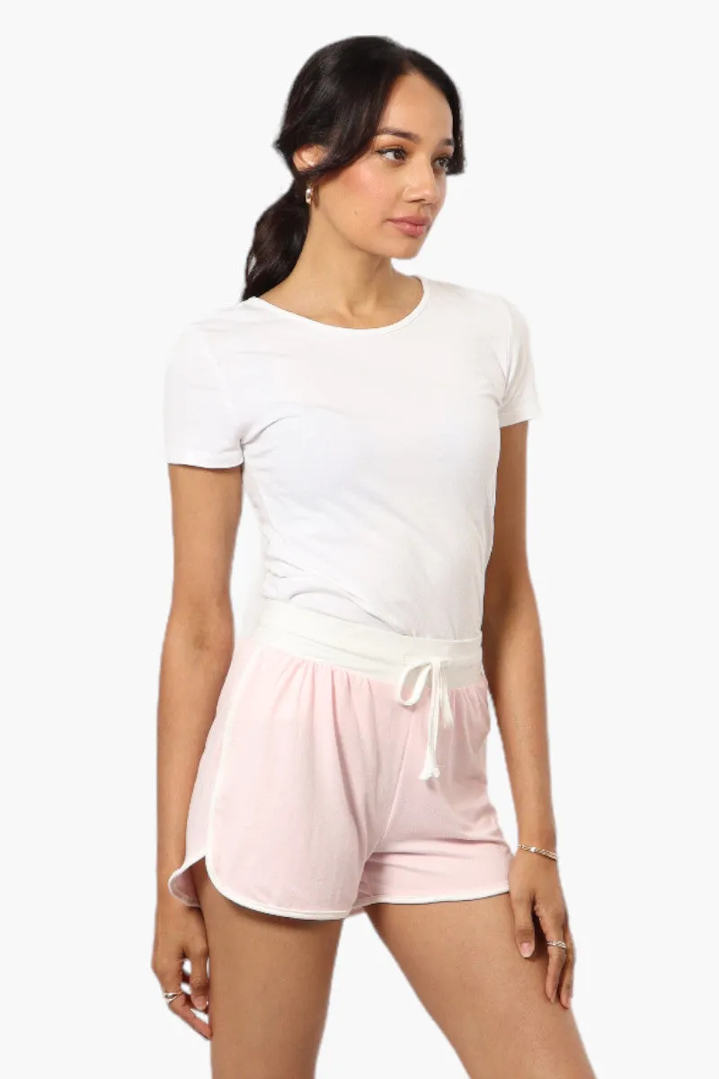 Mikk Basic Solid Dolphin Shorts - Blush