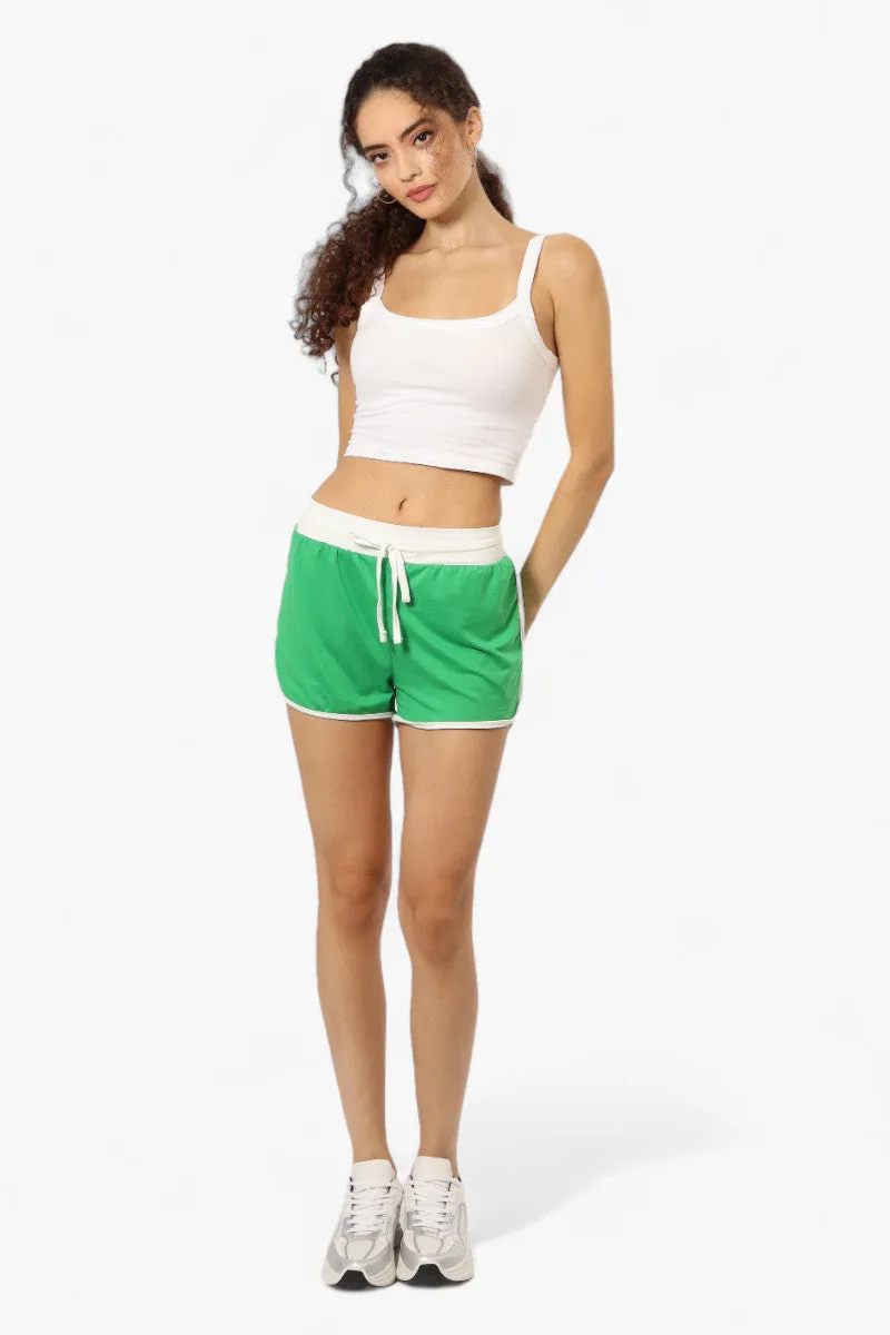 Mikk Basic Solid Dolphin Shorts - Green