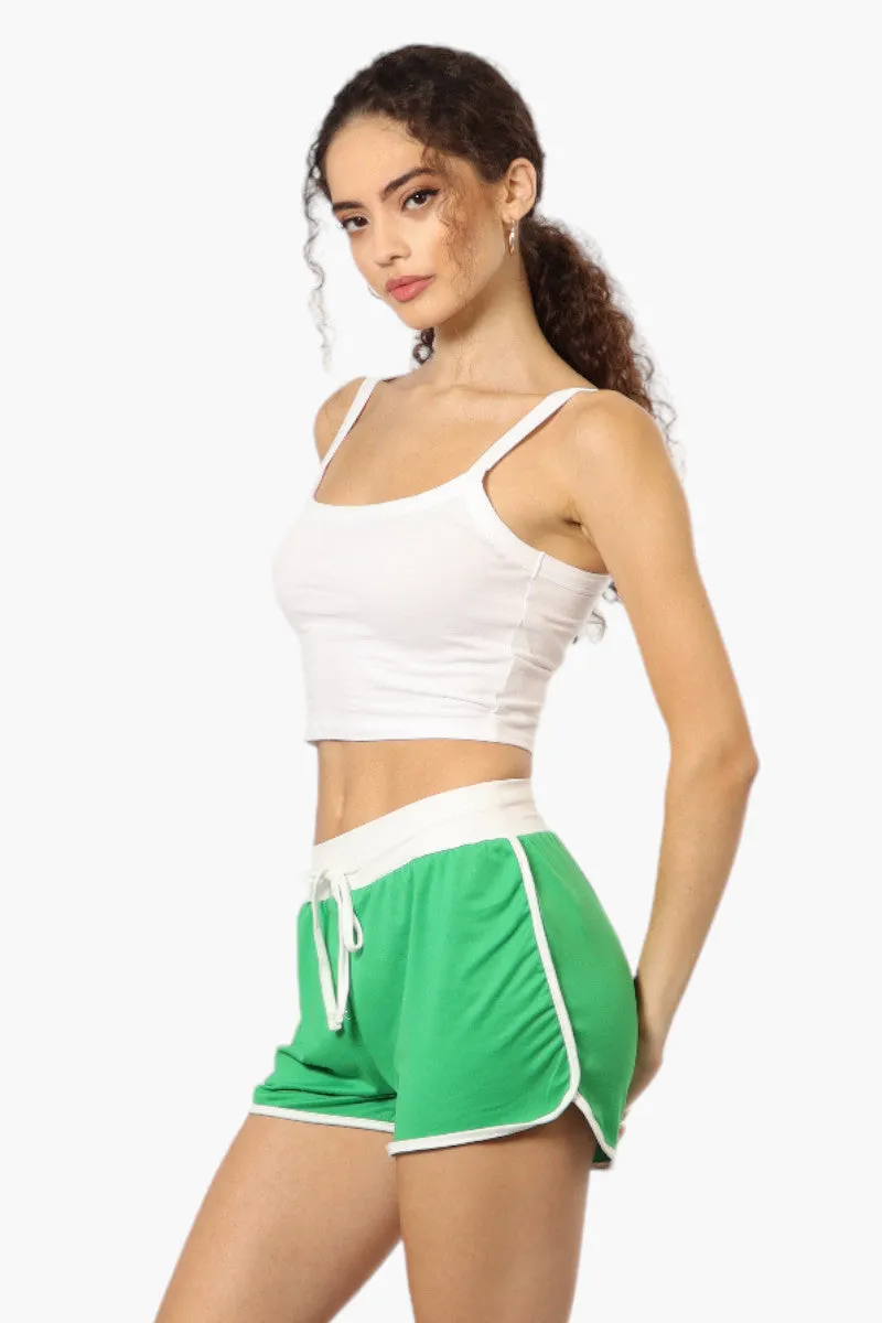 Mikk Basic Solid Dolphin Shorts - Green