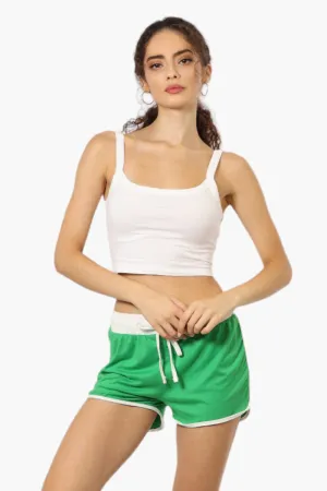 Mikk Basic Solid Dolphin Shorts - Green