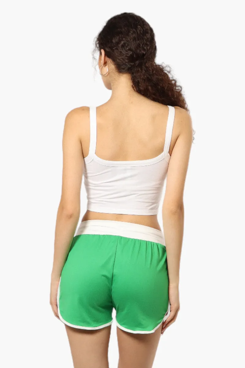 Mikk Basic Solid Dolphin Shorts - Green