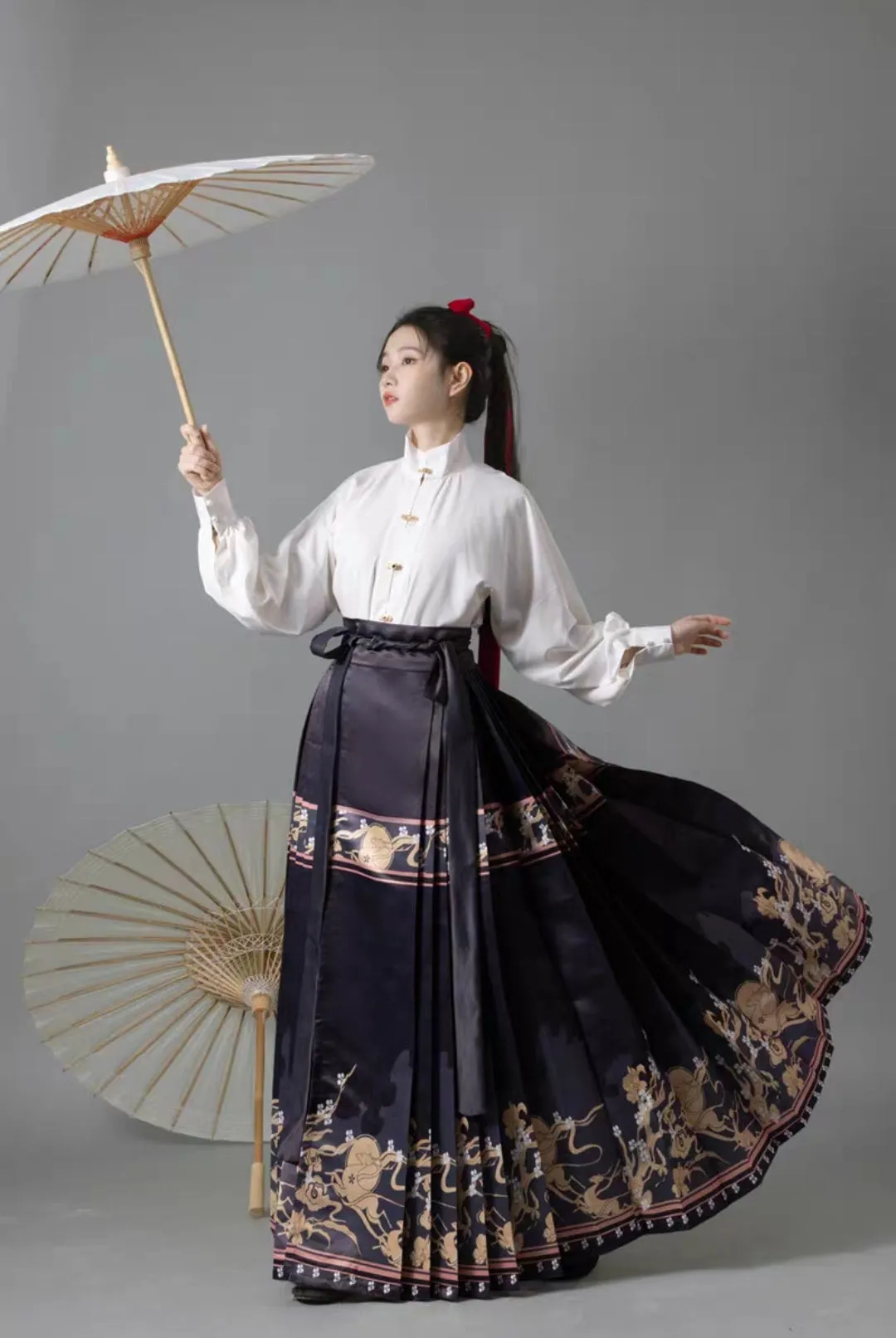 Ming Dynasty|JIUMI Modern Hanfu Set| Mamian