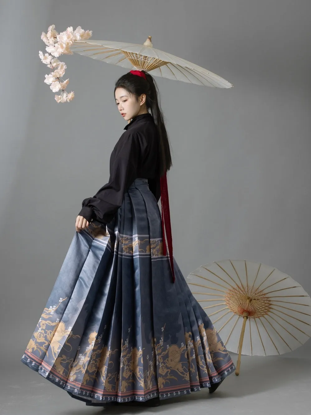 Ming Dynasty|JIUMI Modern Hanfu Set| Mamian