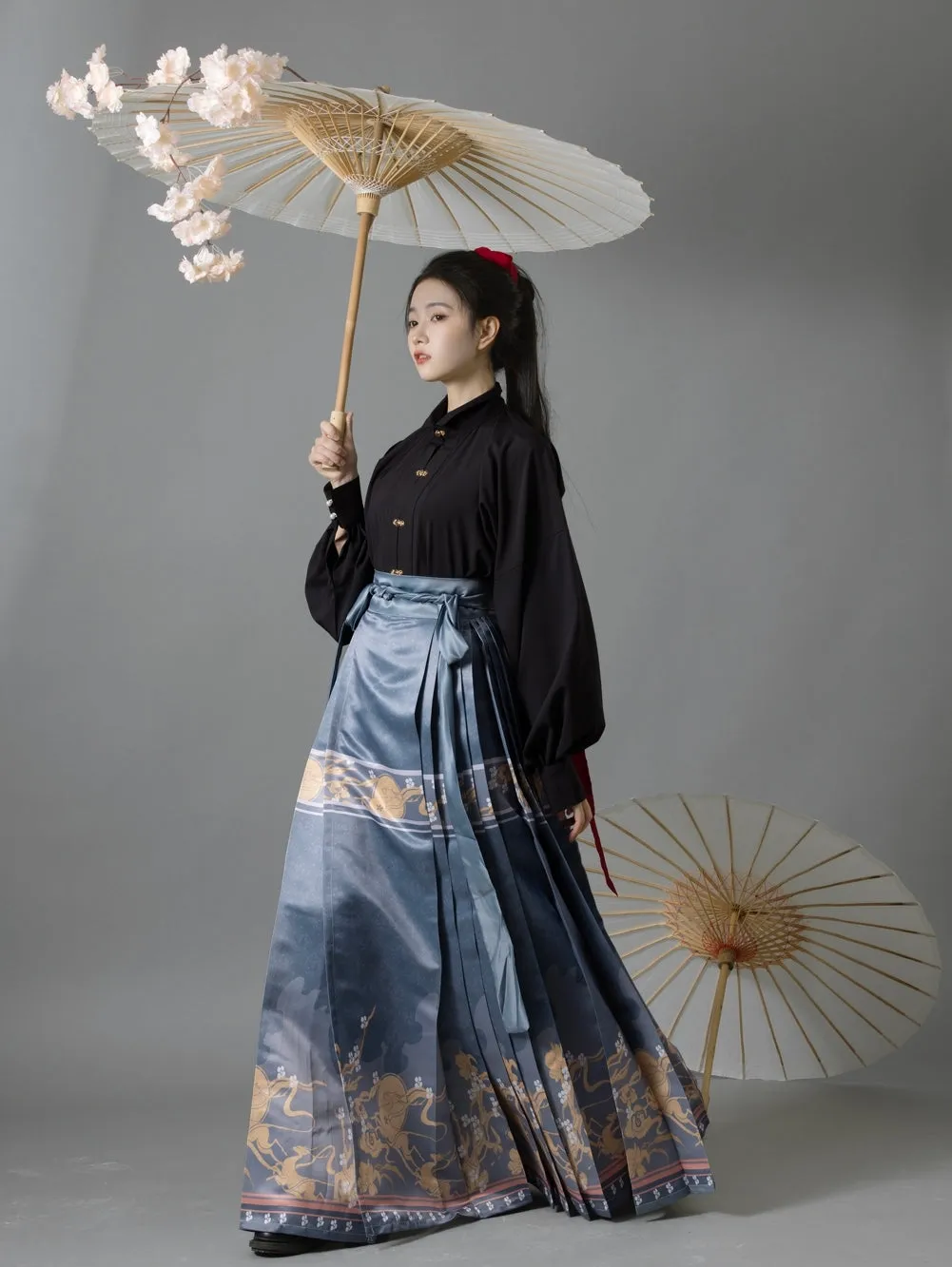 Ming Dynasty|JIUMI Modern Hanfu Set| Mamian