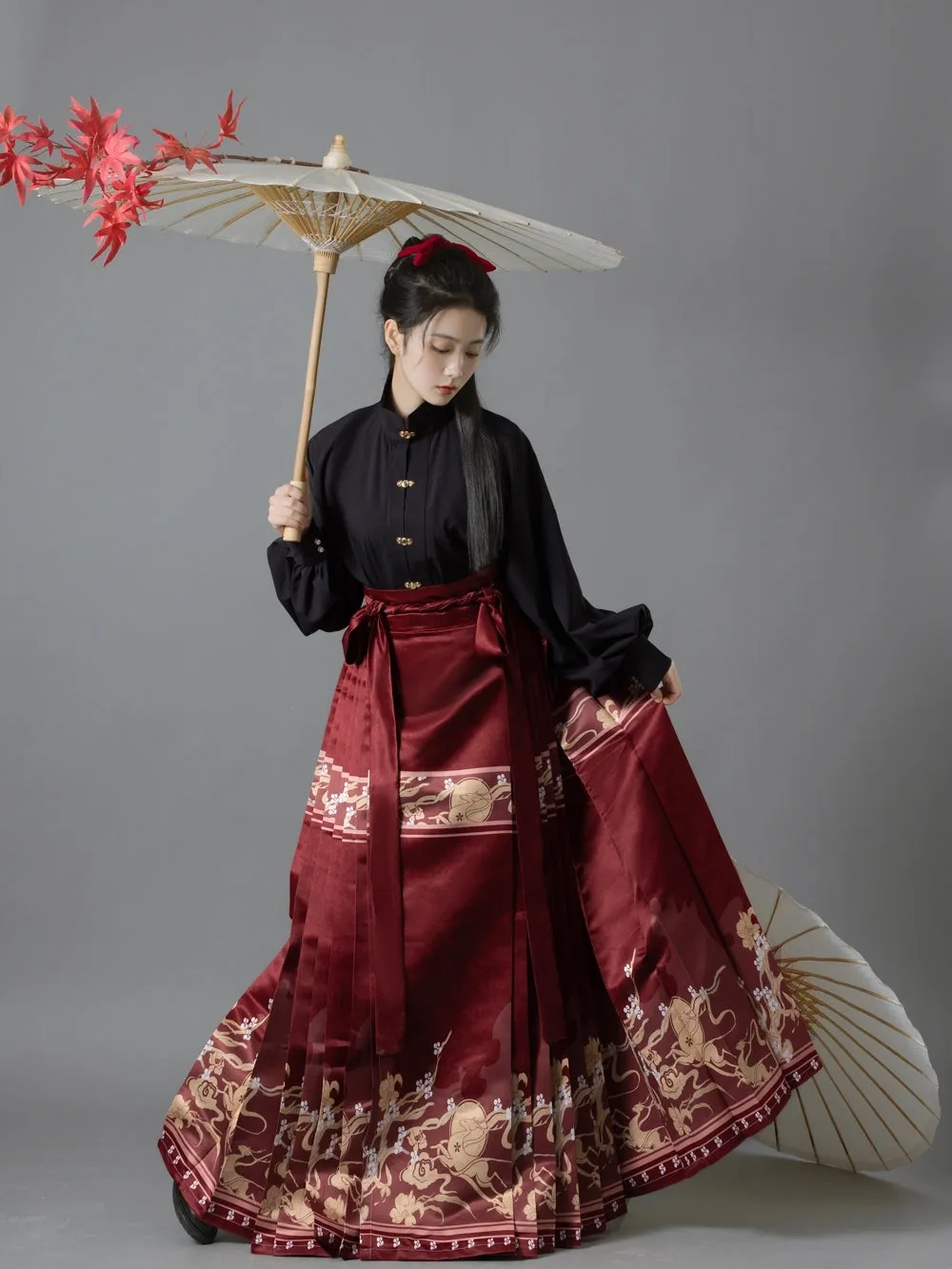Ming Dynasty|JIUMI Modern Hanfu Set| Mamian