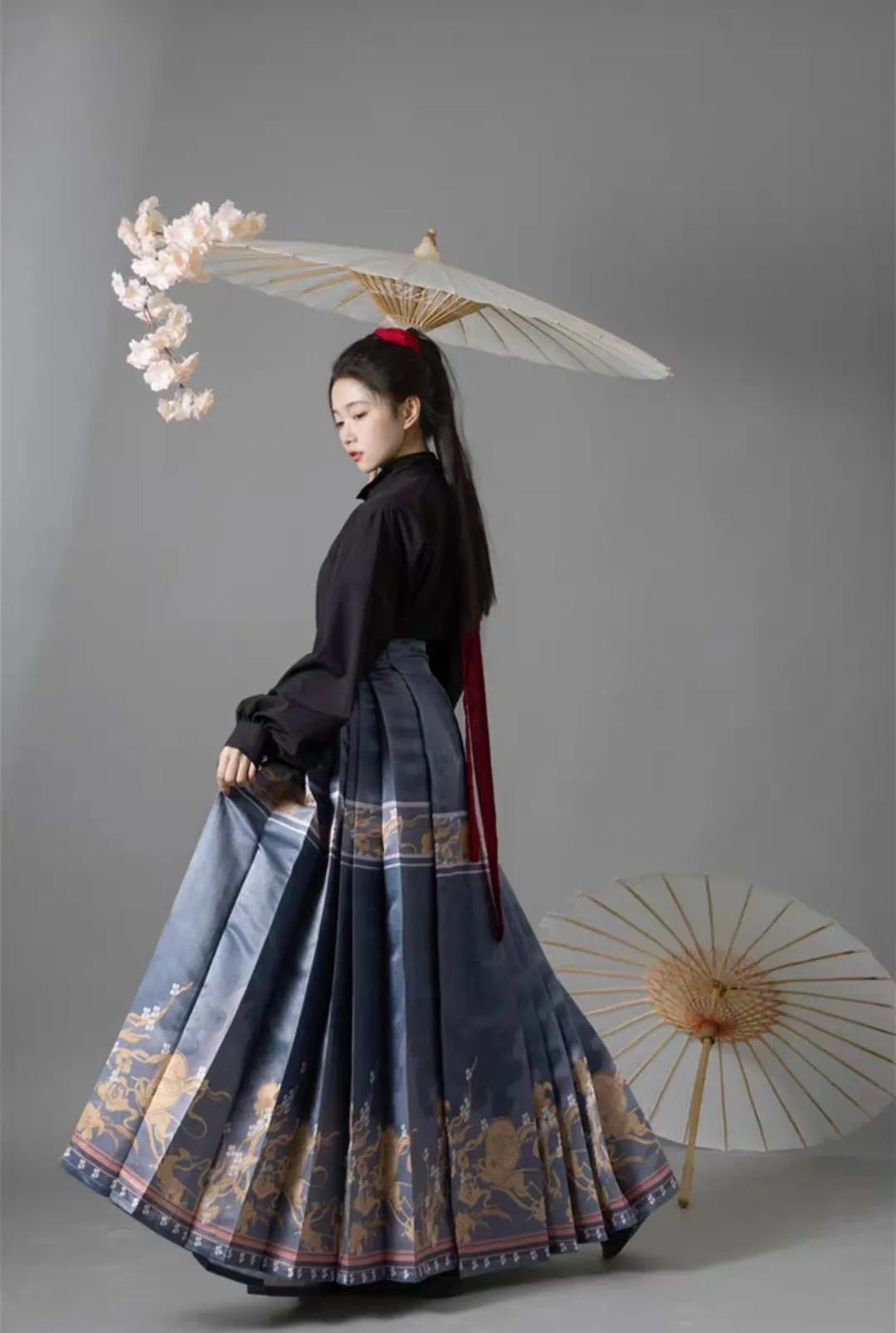 Ming Dynasty|JIUMI Modern Hanfu Set| Mamian