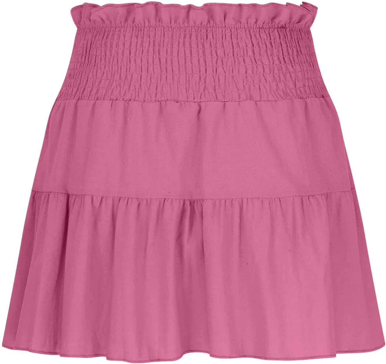 Mini Skirts Women Flowy Casual Summer Short Skirts High Waisted Skater Skirts A Line Boho Skirts for Beach Vacation