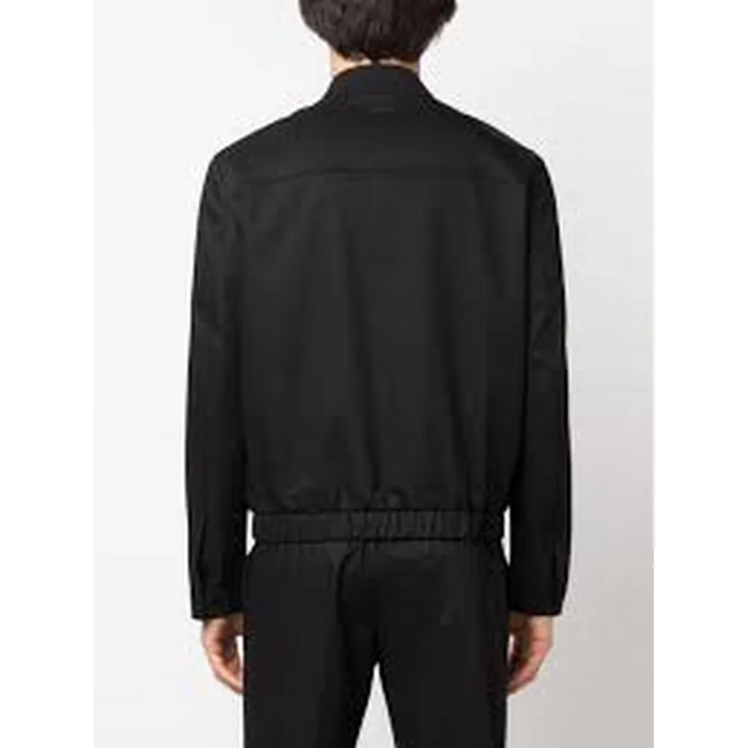 Minimal Twill Bomber