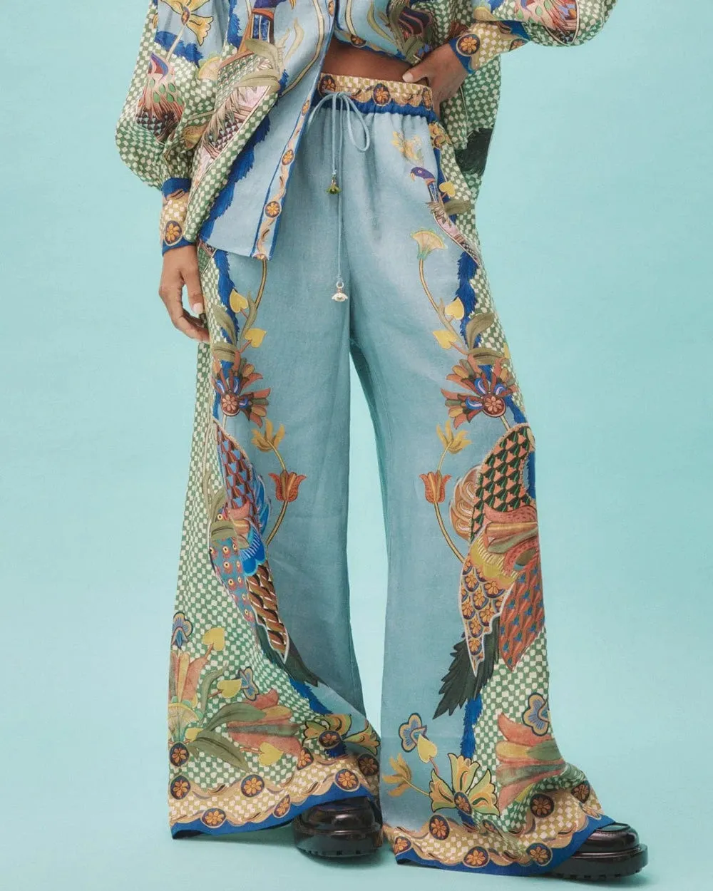 Misty Blue Gilly Pant