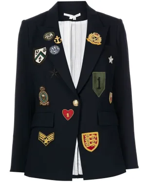 Navy Patch Merlin Dickey Jacket