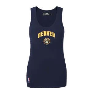 NBA DENVER NUGGETS CLASSIC WOMEN'S RELAXED FIT RACERBACK (MIDNIGHT NAVY)