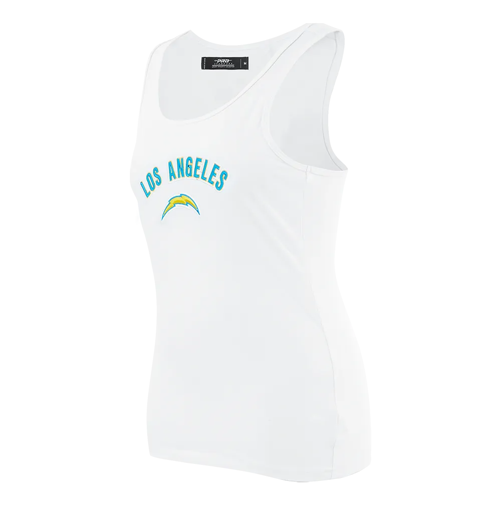 NFL LOS ANGELES CHARGERS CLASSIC WOMEN'S RACERBACK (WHITE)