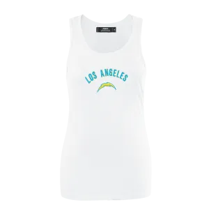 NFL LOS ANGELES CHARGERS CLASSIC WOMEN'S RACERBACK (WHITE)