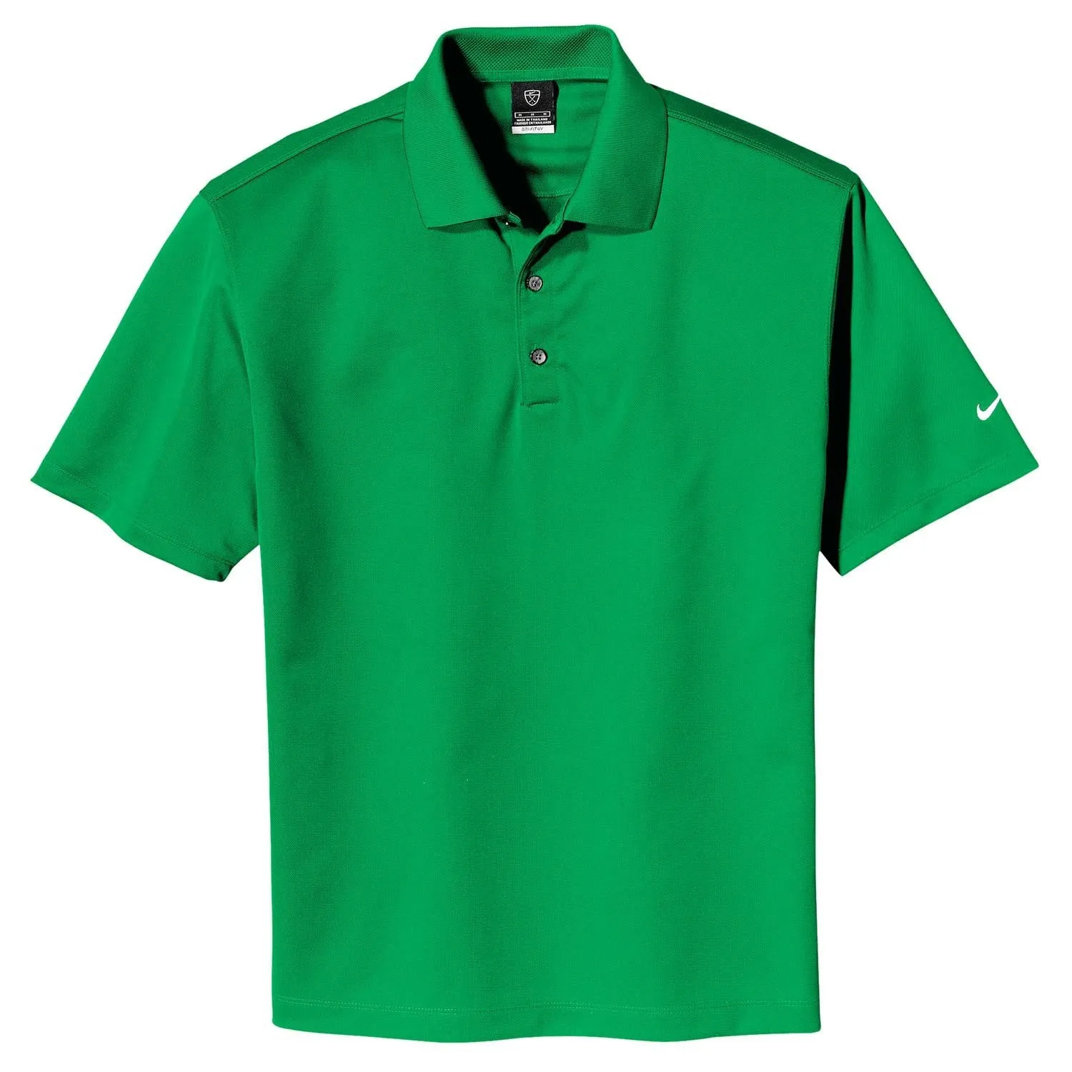 Nike Men's Lucky Green Tech Basic Dri-FIT Short Sleeve Polo
