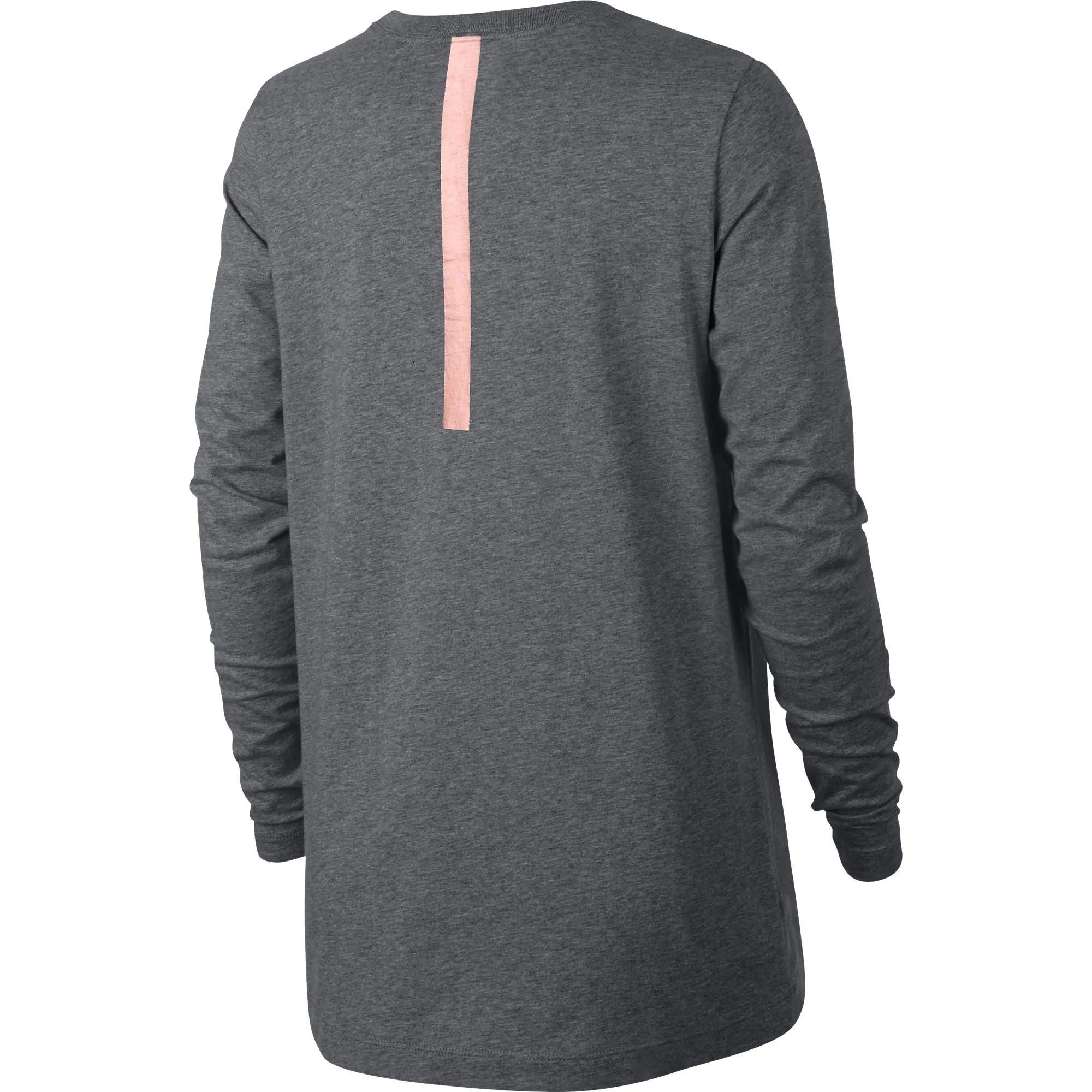 Nike Sportswear Women's Longsleeve T-Shirt Grey-Rose Gold