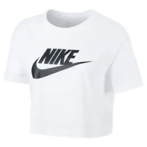 Nike Womens essential crop tshirt bv6175-100 white